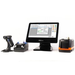 Автоматизация магазина штучных товаров. POS-терминал + чековый и этикеточный принтеры + сканер штрихкода