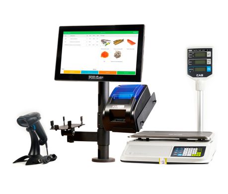 Автоматизация мясного рыбного магазина весовых товаров: POS-терминал + весы + принтер + сканер