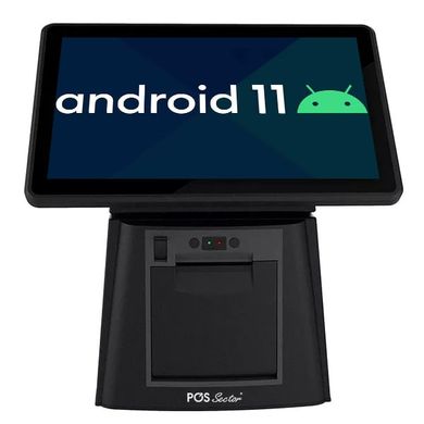 Сенсорный  моноблок POS Vector Selena 11,6” 2-в-1. Android POS-терминал со встроенным принтером чеков