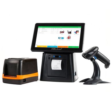 POS-терминал + программа + принтер + сканер для автоматизации розничного магазина, торгового островка или киоска