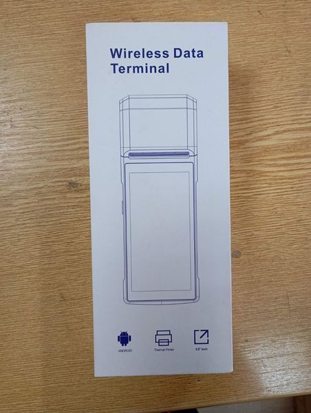 Комплексна мобільна каса &ldquo;Afina&rdquo; 3-в-1: POS-термінал на Android 13 + принтер чеків + сканер штрихкодів. Робота на акумуляторі до 12 годин. Переоцінка