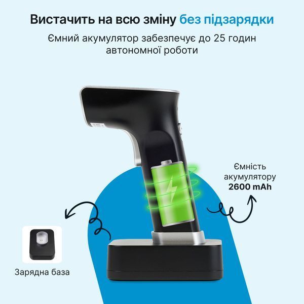 Беспроводной сканер считыватель штрихкодов 2D/1D YHD-6800DB-PRO (BlueTooth)