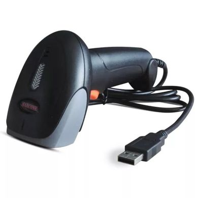 Бюджетный сканер считыватель штрихкодов 1D MC-300 USB с подставкой