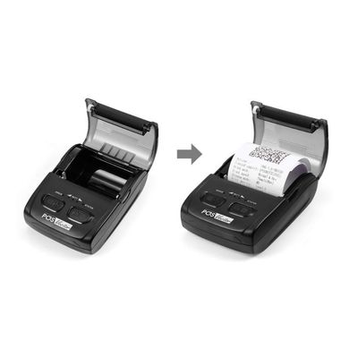 Портативный принтер чеков POS Vector на 58мм с блютузом для РРО фискализации Checkbox, COTA с (USB+Bluetooth)