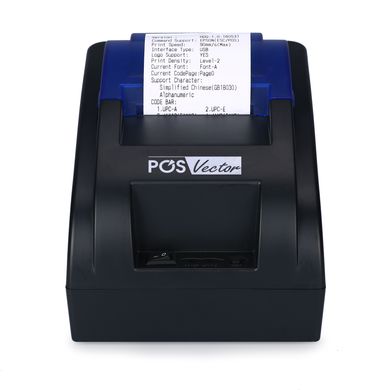 Бюджетный принтер чеков POS Vector на 58 мм (USB)