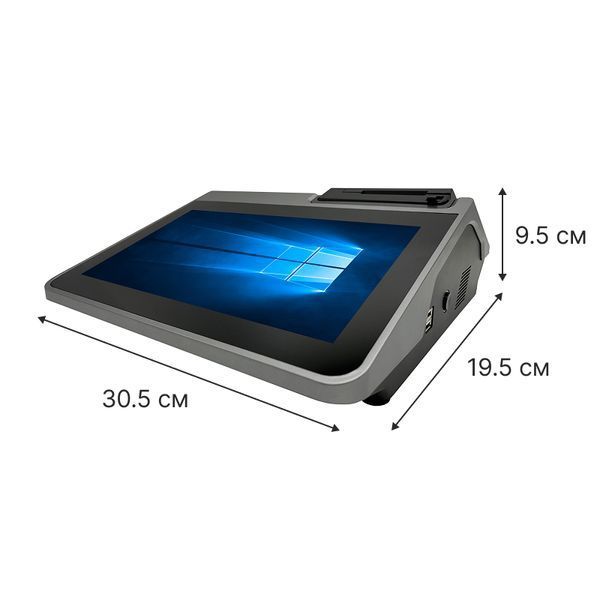 Бюджетний сенсорний ПОС термінал POS Vector Harper 11.6" 2-в-1 на Windows із вбудованим принтером чеків. Переоцінка