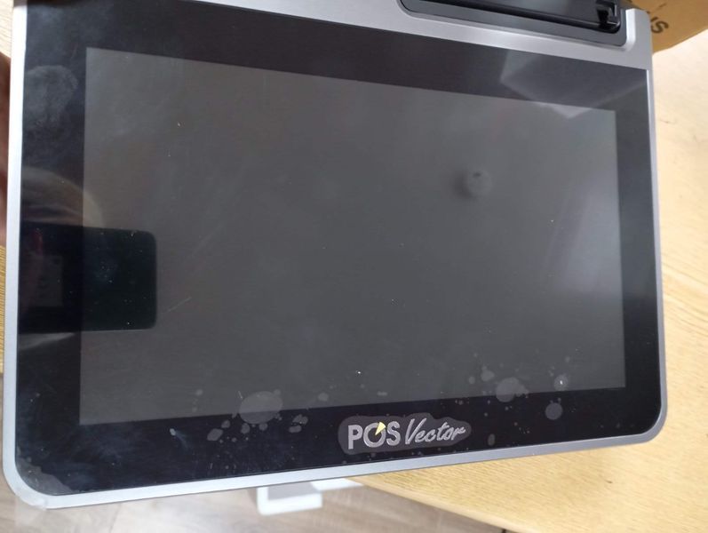 Бюджетний сенсорний ПОС термінал POS Vector Harper 11.6" 2-в-1 на Windows із вбудованим принтером чеків. Переоцінка