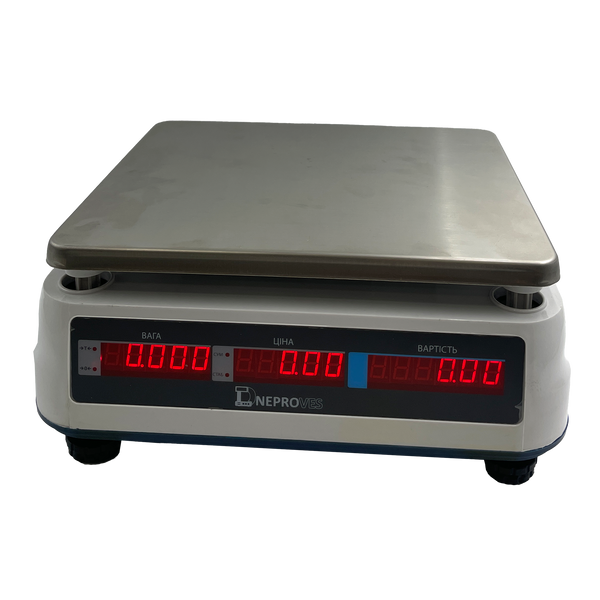 Торговые весы Днепровес с Ethernet-портом, без стойки (ВТД-РД1Е)
